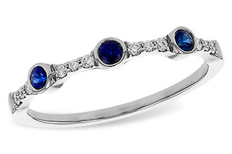 H320-49041: LDS WED RG .16 SAPPHIRE .25 TGW