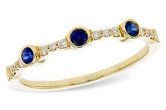 H320-49041: LDS WED RG .16 SAPPHIRE .25 TGW