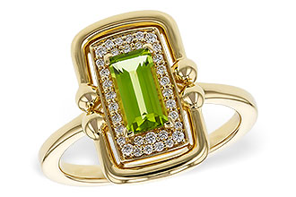 H320-54468: LDS RG .72 PERIDOT .84 TGW (8x4MM PER)