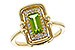 H320-54468: LDS RG .72 PERIDOT .84 TGW (8x4MM PER)