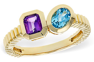 H320-54477: LDS RG .82 TW SEMI-PRECIOUS (AMY,SWISS BT)