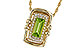 H320-54486: NECKLACE .72 PERIDOT .84 TGW (8x4MM PER)