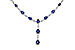H320-54504: NECKLACE 4.82 TW SAPPHIRE 7.02 TGW (17")
