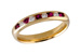 K138-65377: LDS WED RG .22 RUBY .38 TGW