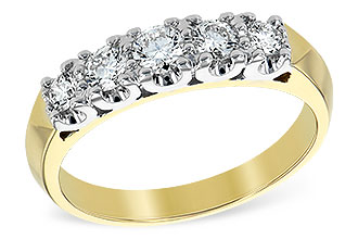 K138-69922: LDS DIA WED RG .50 TW