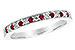 K229-60841: LDS WED RG .12 RUBY .21 TGW