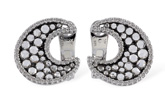 K231-42659: EARR .84 ROSE CUT DIAS 1.21 TW