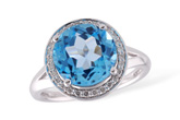 K233-21813: LDS RG 4.17 BLUE TOPAZ 4.32 TGW