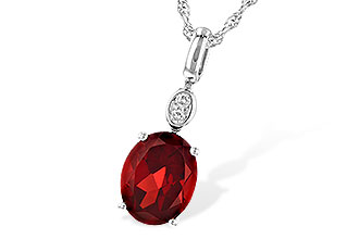 K235-99086: NECK 2.90 GARNET 2.93 TGW (10x8MM GAR)