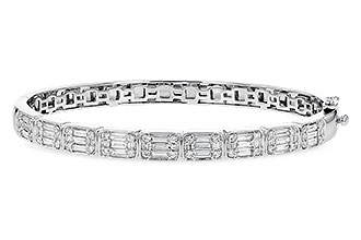 K318-67241: BANGLE 1.25 TW BAGUETTES