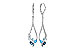 K318-68150: EARR 1.08 BLUE TOPAZ 1.35 TGW