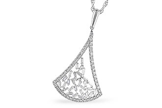 K318-69941: NECKLACE .50 TW