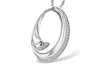 K318-71759: NECKLACE .14 TW