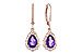 K318-71813: EARR 1.15 TW AMETHYST 1.30 TGW