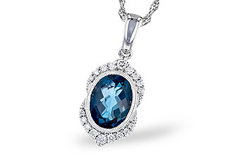 K318-72704: NECK 1.96 LONDON BLUE TOPAZ 2.10 TGW