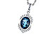 K318-72704: NECK 1.96 LONDON BLUE TOPAZ 2.10 TGW