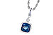 K319-55368: NECK 1.05 LONDON BLUE TOPAZ 1.07 TGW