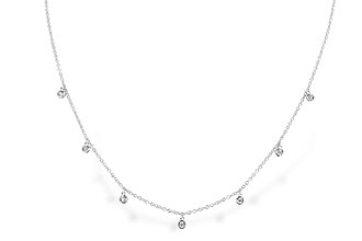 K319-56350: NECKLACE .12 TW (18")