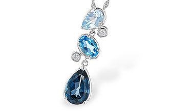 K319-58168: NECK 1.99 TW BLUE TOPAZ 2.02 TGW