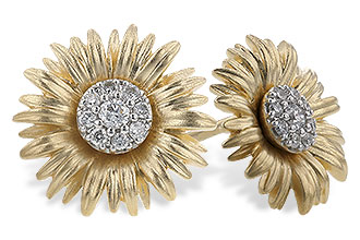 K319-59041: E319-58150 W/ YG PETALS & WG SETTINGS .14 TW