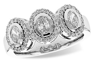 K319-61777: LDS DIA RG .54 OVALS .80 TW