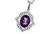 K319-61795: NECKLACE 1.52 AMETHYST 1.70 TGW (9x7 MM AMY)