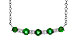 K319-62677: NECK .43 TW EMERALD .55 TGW