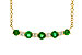 K319-62677: NECK .43 TW EMERALD .55 TGW