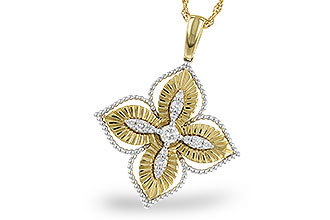 K319-63568: NECKLACE .24 TW