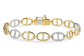 K319-63577: BRACELET .82 TW (7")
