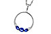 K320-48113: NECKLACE .81 SAPP .91 TGW