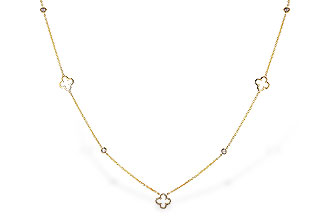 K320-48141: NECKLACE .20 TW (18")