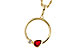 K320-48159: NECKLACE .24 RUBY .26 TGW