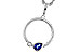 K320-48168: NECKLACE .26 SAPPHIRE .28 TGW