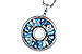K320-49941: NECKLACE 1.67 BLUE TOPAZ 1.72 TGW