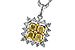 K320-49950: NECK .76 FANCY YELLOW DIAMONDS 1.09 TW