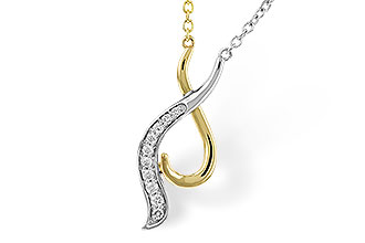 K320-50877: NECKLACE .10 TW (18")