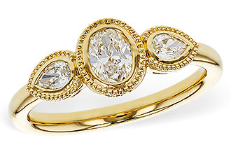 K320-53622: LDS DIA RG .60 TW FANCY CUT DIAMONDS