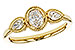 K320-53622: LDS DIA RG .60 TW FANCY CUT DIAMONDS