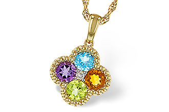 K320-54504: NECKLACE 1.26 SEMI-PREC (AMY,BT,CIT,PER) 1.29 TGW
