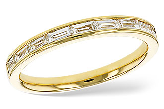 K321-37195: LDS DIA WED RG .44 TW BAGUETTES
