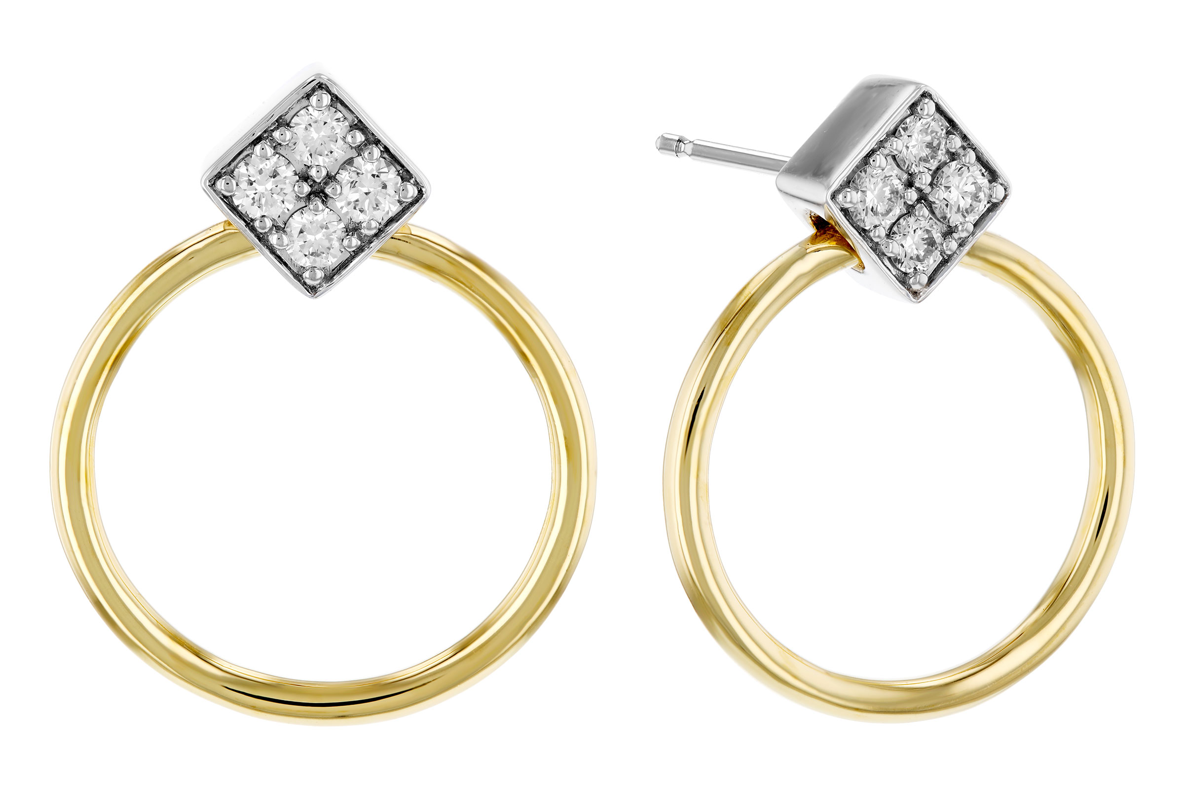K321-38141: EARRINGS .25 TW