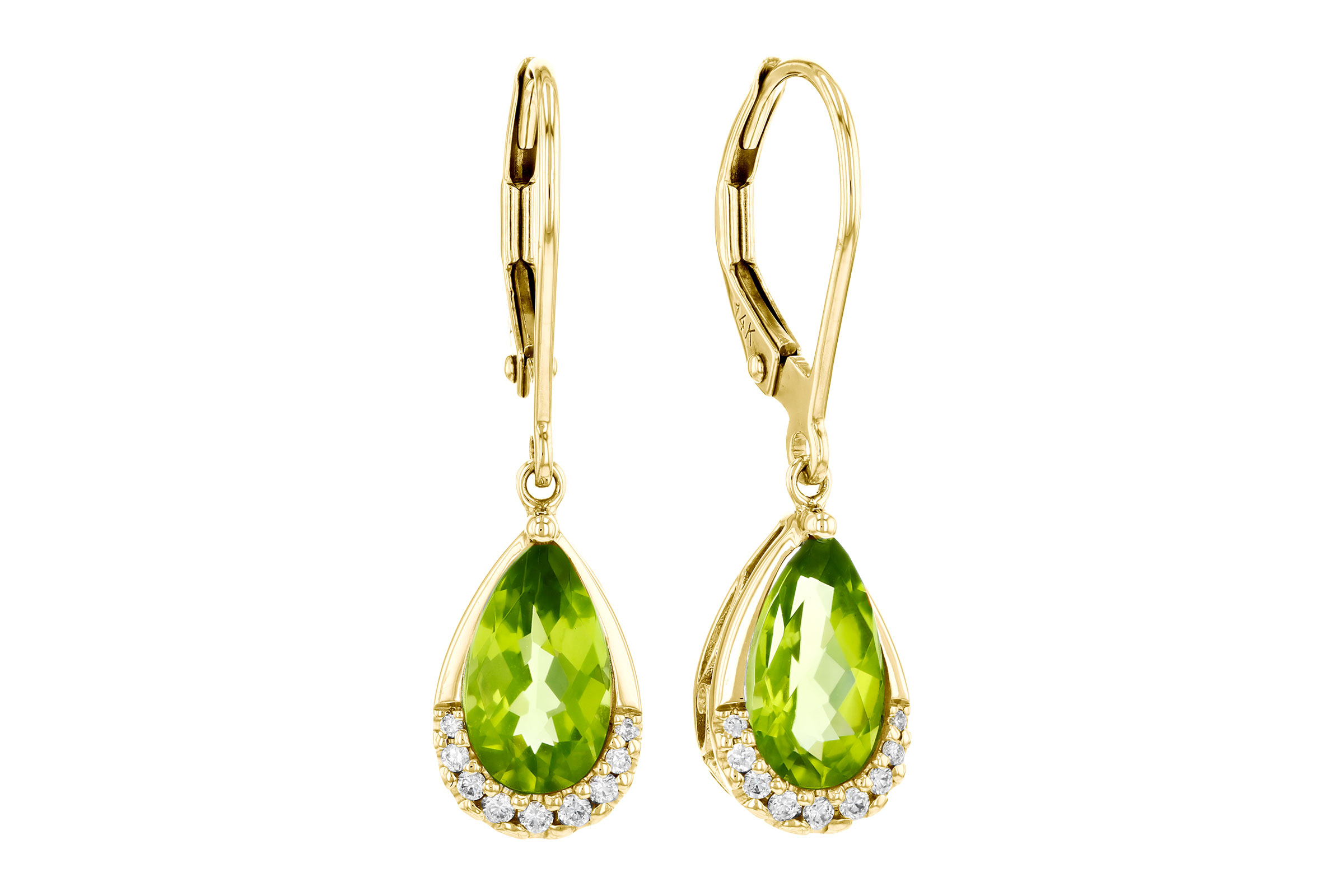 K321-39013: EARR 1.85 PERIDOT 1.94 TGW (9x5MM PS)