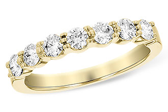 L138-69995: LDS DIA WED RG .75 TW (7 STONES)