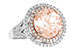 L234-13550: LDS RG 3.94 MORGANITE 4.50 TGW