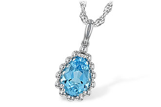 L235-04531: NECKLACE 1.55 CT BLUE TOPAZ