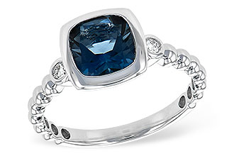L235-08095: LDS RG 1.58 LONDON BLUE TOPAZ 1.66 TGW