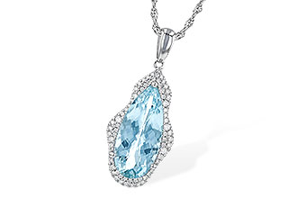 L235-97213: NECK 3.97 AQUAMARINE 4.20 TGW