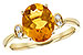 L235-99086: LDS RG 2.04 CITRINE 2.10 TGW (10x8MM CIT)