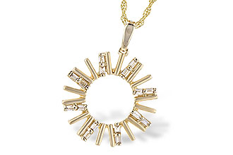L318-69059: NECK .14 TW BAGUETTES